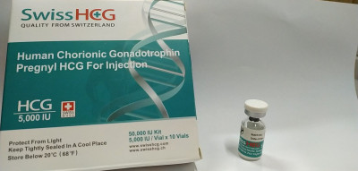 SwissHCG (prix pour 1 flacon 5000 UI + 2ml d'eau)